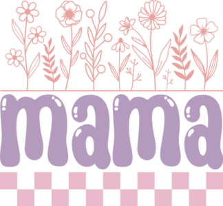 Mama, floral design Free SVG File for Members – gift for mom, tote bag design