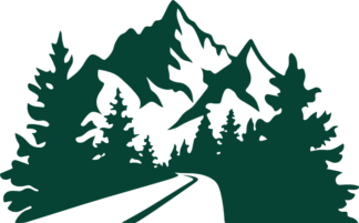Mountain, Forest landscape Free SVG File - Nature wall art