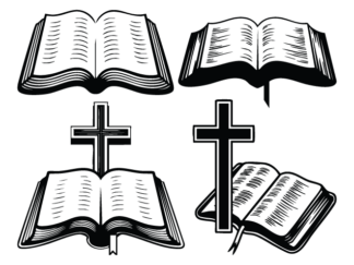 Holy Bible with Cross Free SVG File Bundle for Members – Christians design