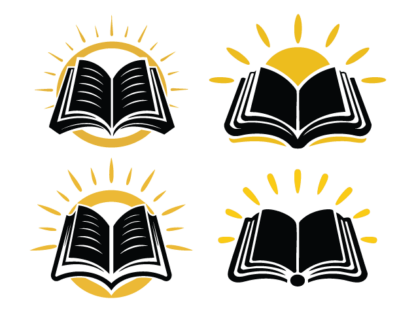 Book with Sun Beam Free SVG File Bundle for Members – Reading Clipart