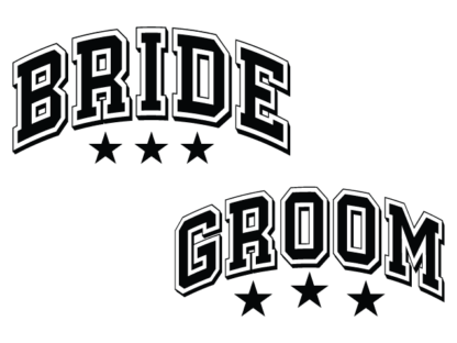 Bride, Groom sign Free SVG File for Members – Wedding Couple tshirt design