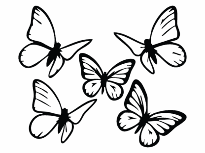 Elegant Butterflies Free SVG File Bundle for Members – Flying Butterfly clipart