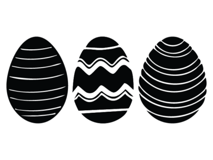 Decorative Easter Eggs Clipart image - Free SVG File Bundle