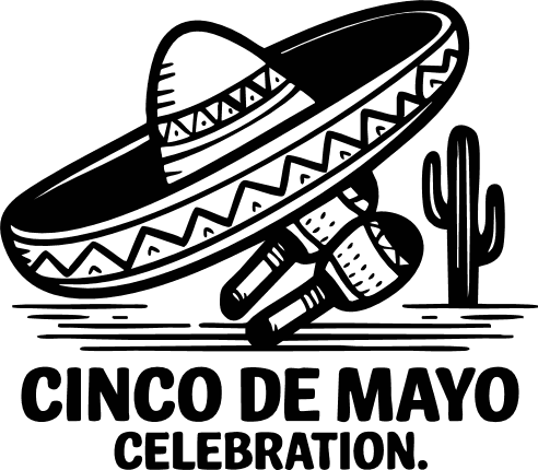Cinco de Mayo Celebration SVG design for tshirt - Free SVG File for Members