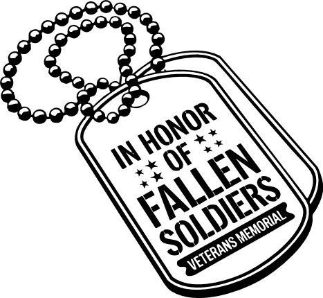 In Honor of Fallen Soldiers Free SVG File for Members – Veterans Memorial Day