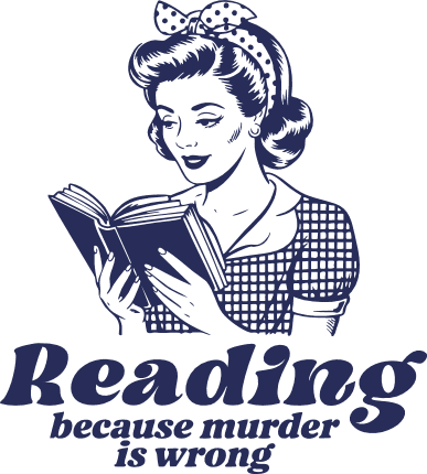 Reading Because Murder is Wrong SVG, Funny quotes - Free SVG File for Members