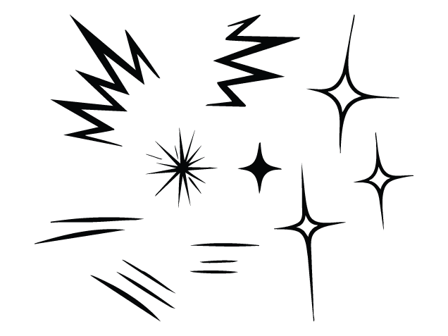 Stars, Starburst and Sparkles Free SVG File for Members - Decorative Elements Bundle
