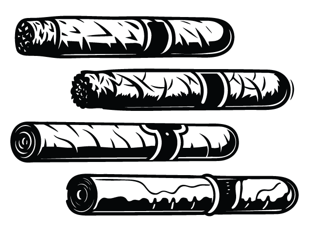 Retro Classic Cigar Free SVG File bundle for Members – Smoking Clipart