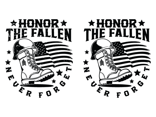 Honor the Fallen, Never Forget Free SVG File for Members – Memorial Day, tshirt design