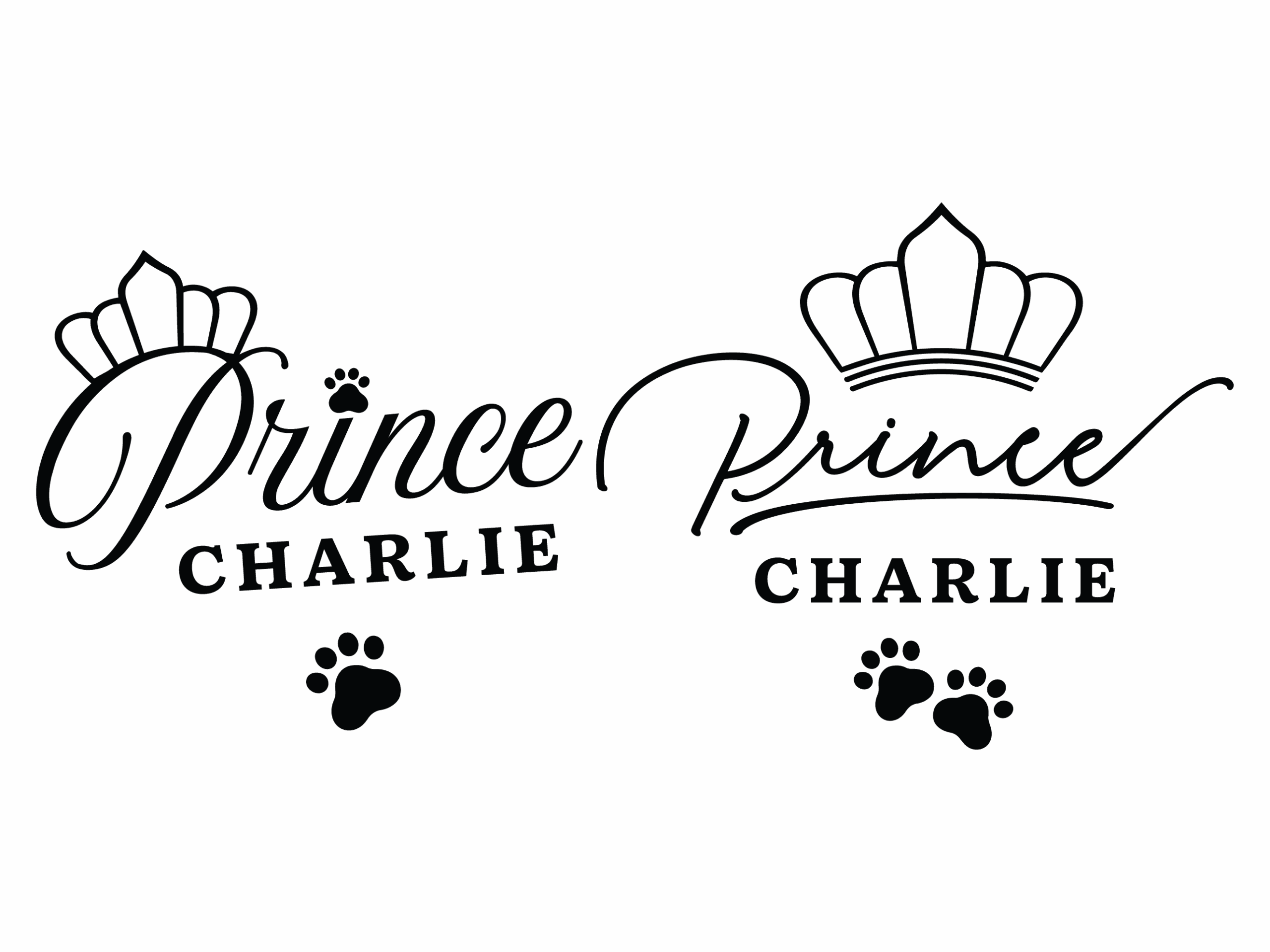 Prince, Personalized Dog Name Free SVG File for Members – Pet tank top design