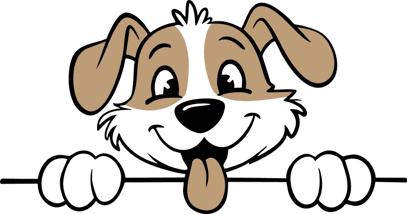Adorable Dog Peeking Over Edge Free SVG File for Members – puppy clipart image