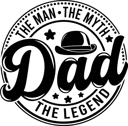 Dad, The Legend, The Man, The Myth Free SVG File for Members – Father’s Day