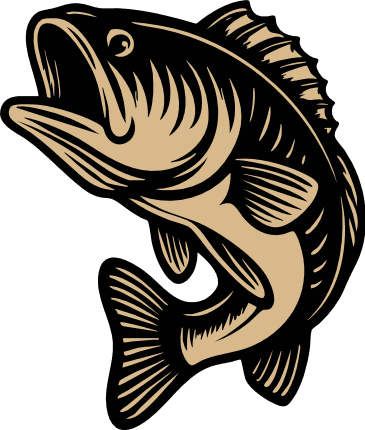 Jumping Fish Free SVG File for Members - fishing sticker, clipart image