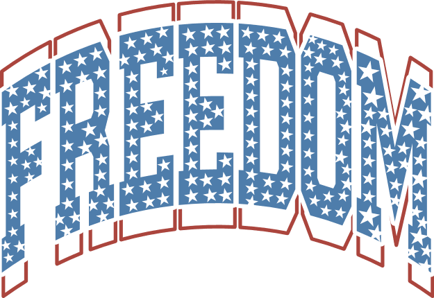 Freedom sign Free SVG File for Members – 4th of july, hoodie design