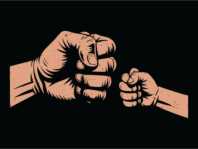 Dad and Son Fist Bump Free SVG File for Members – Father’s Day clipart