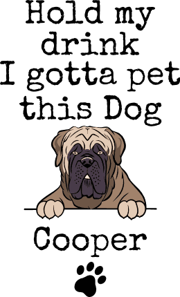 Hold My Drink, I gotta pet this dog Free SVG File for Members – Personalized tshirt design