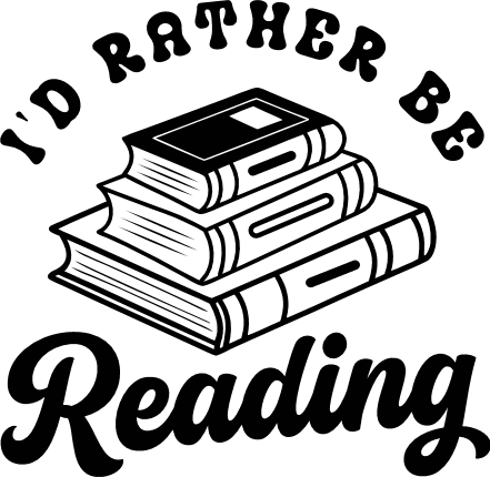 I’d Rather Be Reading Svg design for tshirt - Free SVG File for Members