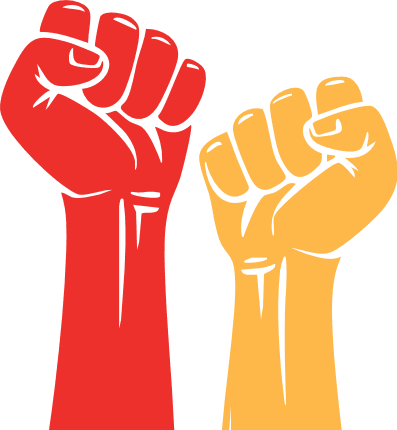 Raised Fist Free SVG File – Juneteenth Hand clipart image