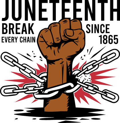 Juneteenth, break every chain, since 1865 Free SVG File for Members – tshirt design