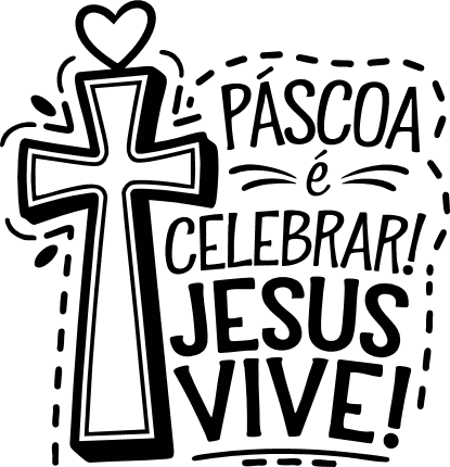 Páscoa e Celebrar Jesus Vive, Easter Svg design for tshirt - Free SVG File for Members
