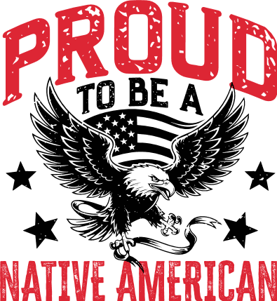 Proud to Be a Native American Free SVG File for Members – 4th of July tshirt design