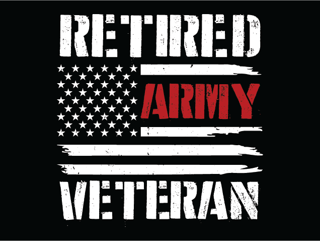 Retired Army Veteran Free SVG File for Members – Memorial Day tshirt design