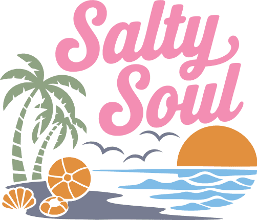 Salty Soul Free SVG File for Members – beach vacay tshirt design