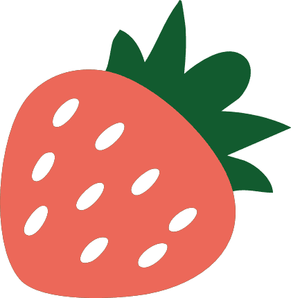 Strawberry Free SVG File, fruit clipart image