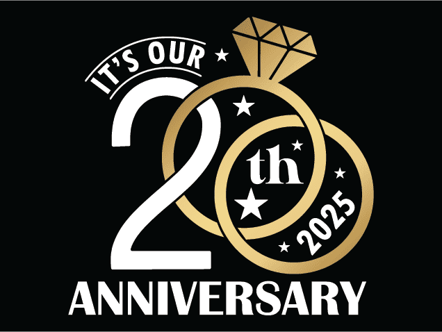 Its our 20th 2025 anniversary, golden svg and png sublimation - free svg file for members
