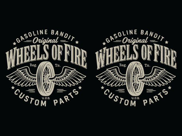 Gasoline Bandit Original Wheels of Fire Free SVG File for Members – Custom Parts Logo