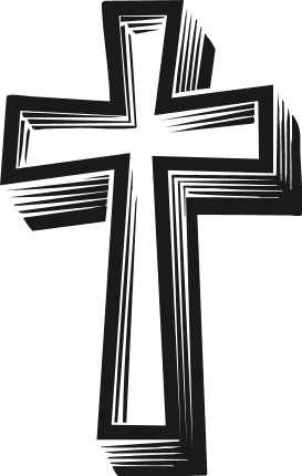 Christian Cross Free SVG File for Members - Religious clipart image