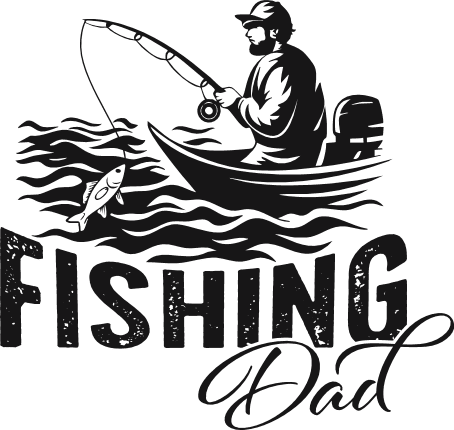 Fishing Dad Free SVG File - Father's Day, tshirt design