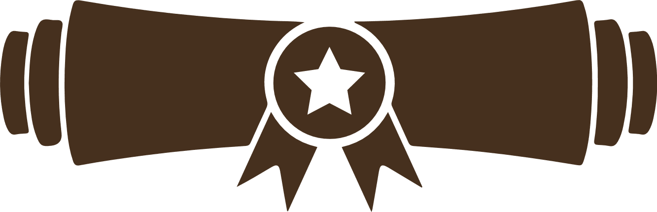 Graduation Scroll with Star Badge Free SVG File for Members - Diploma Certificate clipart