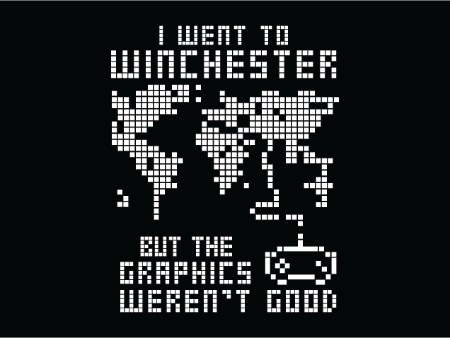 I Went To Winchester, but the graphics were not good Free SVG File for Members - funny sayings