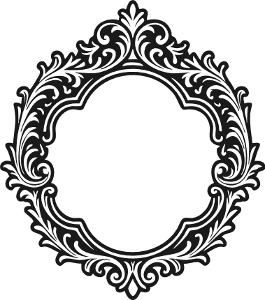 Vintage Ornamental Frame Free SVG File for Members - personalized photo frame