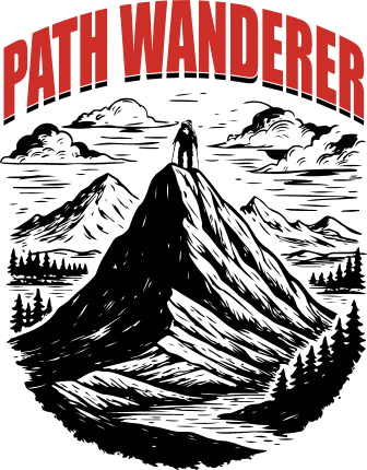 Path Wanderer Free SVG File for Members – Adventure tshirt design