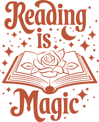 Reading Is Magic Free SVG File for Members - Books lover tshirt design