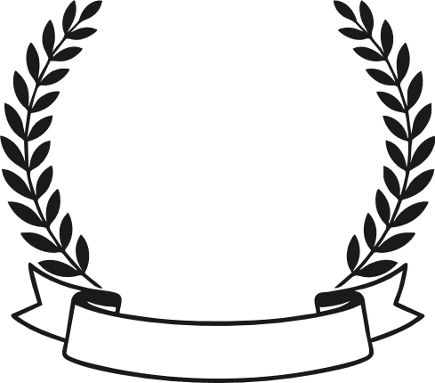 Laurel Wreath Monogram Frame Free SVG File for Members - Decorative ribbon frame
