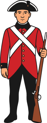 British Revolutionary War Soldier Free SVG File for Members - vintage army clipart