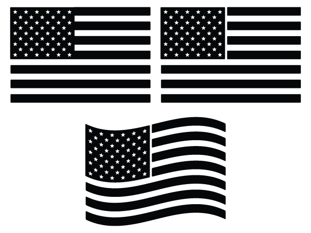American Flag Free SVG File Bundle for Members - 4th of July, clipart image
