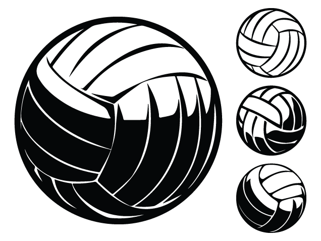 Volleyball ball Free SVG File Bundle for Members – Sports Clipart image