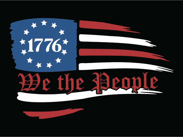 We the People, 1776 Free SVG File for Members - 4th of july tshirt design