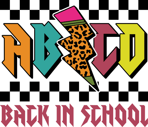 ABCD Back in School Free SVG File for Members – tshirt design