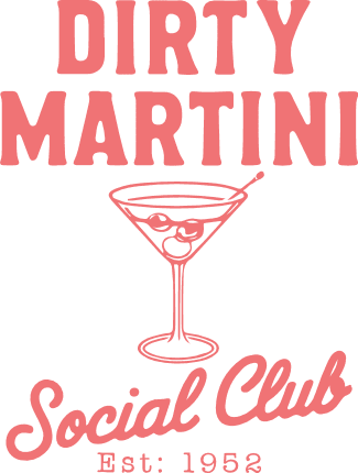 Dirty Martini Social Club Free SVG File for Members – alcohol lover tshirt design