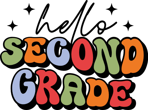 Hello Second Grade Free SVG File for Members – Back to School tshirt design