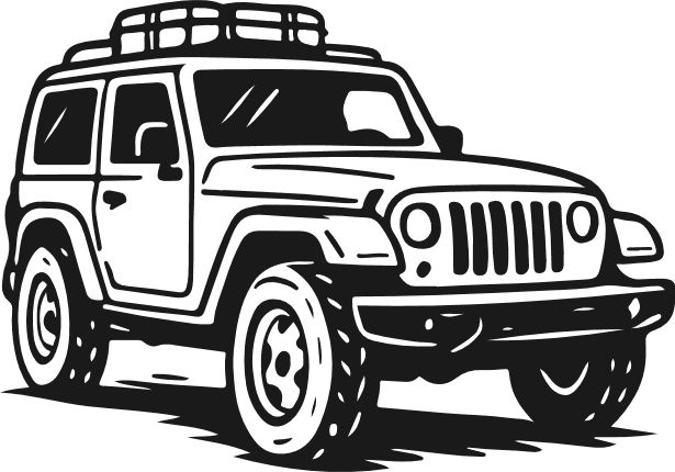 Off-Road Jeep Free SVG File for Members – Vehicle Clipart image