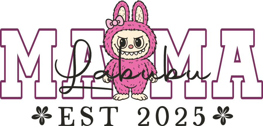 Mama Labubu, est 2025 Free SVG File for Members – gift for new mom