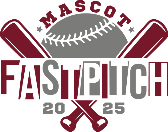 Fastpitch Mascot 2025 Free SVG File for Members - Customized Softball tshirt design