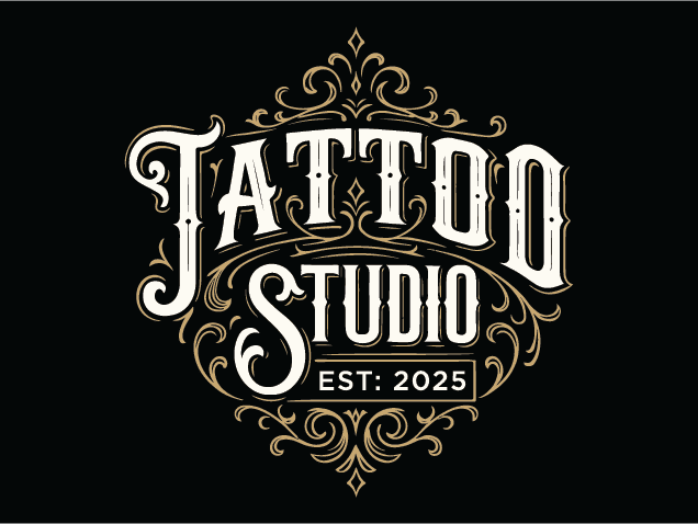 Tattoo Studio Free SVG File for Members – personalized company logo design