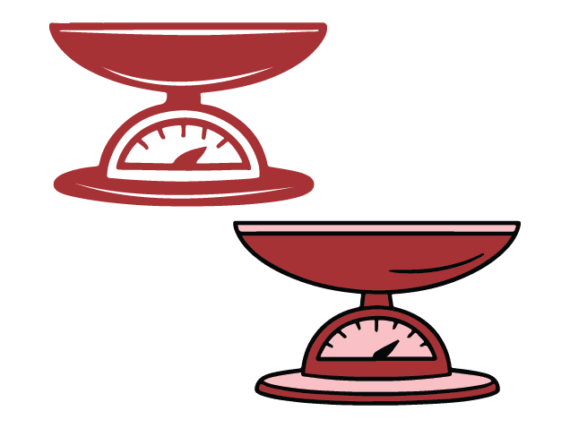 Vintage Kitchen Scale Free SVG File for Members – scale clipart image